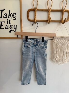 Gap 18-24m - just like mom paper bag jean